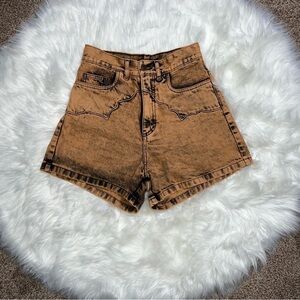 Pastiche by Anthropologie Bleached Jean Shorts Y2K